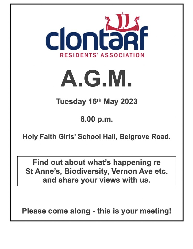 The Clontarf Residents' Association AGM 